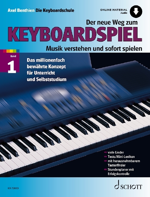 Der neue Weg zum Keyboardspiel, m. Online-Audiodatei, Bd.1