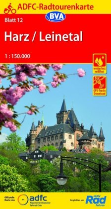 ADFC-Radtourenkarte Harz /Leinetal