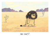 Warum heißt der Löwe Löwe? - Postkartenset "Löwe"