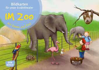 Im Zoo mit Emma und Paul. Kamishibai Bildkartenset