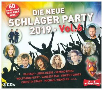 Die neue Schlager Party 2019, 3 Audio-CDs
