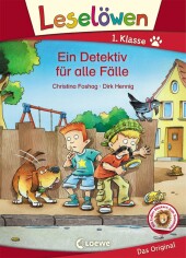 Leselöwen 1. Klasse - Ein Detektiv für alle Fälle Cover