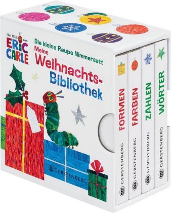 Die kleine Raupe Nimmersatt - Meine Weihnachtsbibliothek, 4 Bde.