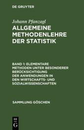 Elementare Methoden unter besonderer Berücksichtigung der Anwendungen in den Wirtschafts- und Sozialwissenschaften Elementare Methoden unter besonderer Berücksichtigung der Anwendungen in den Wirtschafts- und Sozialwissenschaften