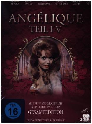 Angélique I-V - Gesamtedition, 3 DVD (Digital Remastered)