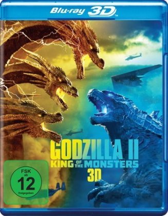 Godzilla II: King of the Monsters 3D, 1 Blu-ray 