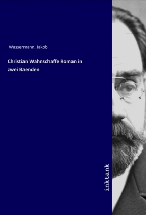 Christian Wahnschaffe Roman in zwei Baenden 