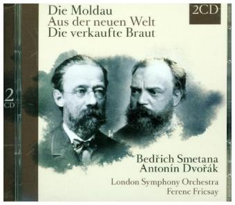 Die Moldau / Aus der neuen Welt / Les Preludes / Die verkaufte Braut, 2 Audio-CDs