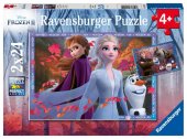 Ravensburger Kinderpuzzle - 05010 Frostige Abenteuer - Puzzle für Kinder ab 4 Jahren, mit 2x24 Teilen, Puzzle mit Disney