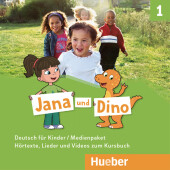 Jana und Dino 1, m. 1 Audio-CD, m. 1 DVD, 2 Audio-CDs und 1 DVD zum Kursbuch