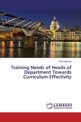 Training Needs of Heads of Department Towards Curriculum Effectivity 