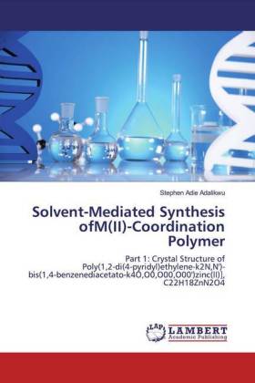 Solvent-Mediated Synthesis ofM(II)-Coordination Polymer 