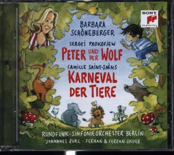 Peter und der Wolf - Karneval der Tiere, 1 Audio-CD