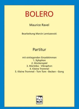 Bolero Quintett für Schlagwerk, 5 Teile 