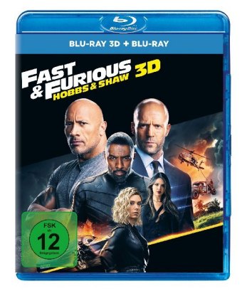 Fast & Furious: Hobbs & Shaw 3D, 2 Blu-ray 