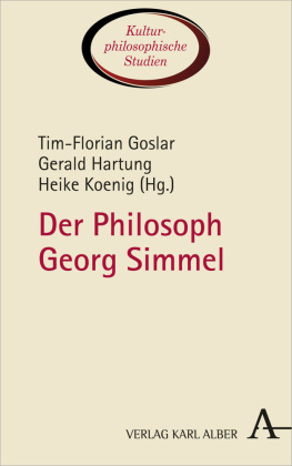 Der Philosoph Georg Simmel