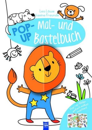 Leo Löwe & seine Freunde - Pop-Up Mal- und Bastelbuch