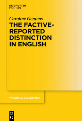 The Factive-Reported Distinction in English 