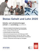 Stotax Gehalt und Lohn 2020, CD-ROM