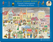 Wimmel-Rahmenpuzzle Marktplatz im Winter (Kinderpuzzle)