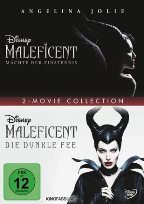 Maleficent 1+2, 2 DVD 
