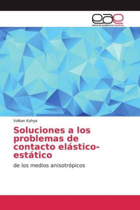 Soluciones a los problemas de contacto elástico-estático 
