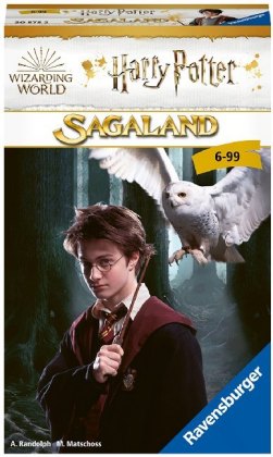 Ravensburger 20575 - Harry Potter Sagaland, Mitbringspiel für 2-4 Spieler, ab 6 Jahren, kompaktes Format, Reisespiel, Kr