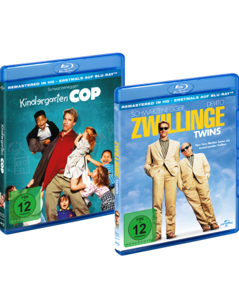 Kindergarten Cop / Zwillinge-Twins, 2 Blu-ray (Limited Edition) 