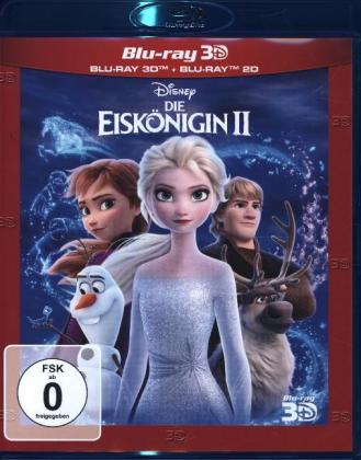 Die Eiskönigin 2 3D, 2 Blu-ray
