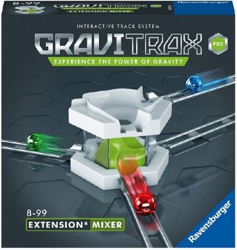Ravensburger GraviTrax PRO Erweiterung Mixer - Ideales Zubehör für spektakuläre Kugelbahnen, Konstruktionsspielzeug für
