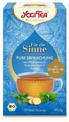 Yogi Tee Pure Erfrischung für die Sinne, Tee-Aufgussbeutel 
