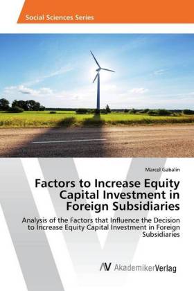Factors to Increase Equity Capital Investment in Foreign Subsidiaries 