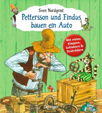 Pettersson und Findus bauen ein Auto