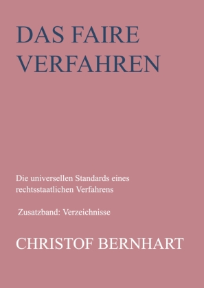 Das faire Verfahren 
