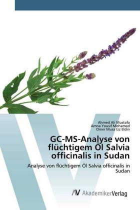 GC-MS-Analyse von flüchtigem Öl Salvia officinalis in Sudan 