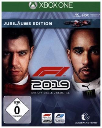 F1 2019, 1 Xbox One-Blu-ray Disc (Jubiläums Edition) 
