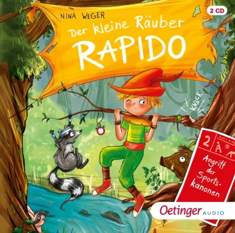 Der kleine Räuber Rapido 2. Angriff der Sportskanonen, 2 Audio-CD 