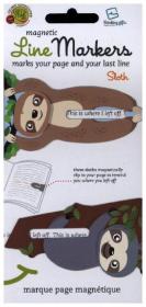 Line Markers Sloth/Faultier- Magnetische Lesezeichen