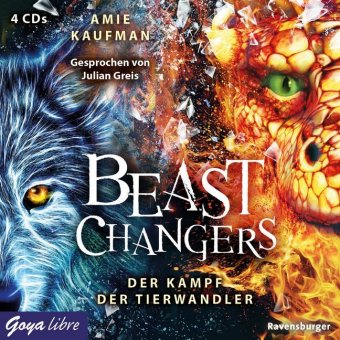 Beast Changers - Der Kampf der Tierwandler, 4 Audio-CD 