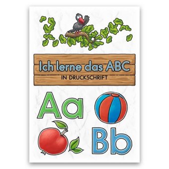 Ich lerne das ABC in Druckschrift
