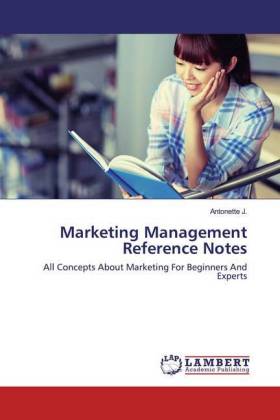 Marketing Management Reference Notes 