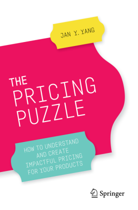 The Pricing Puzzle 