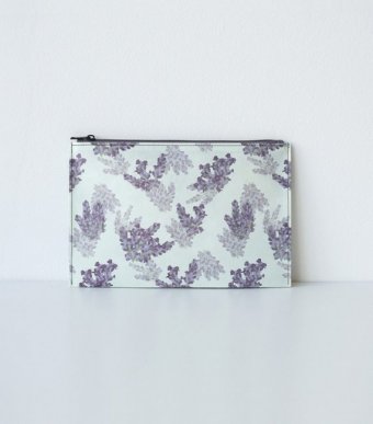 Hanji-Papiertasche Federmäppchen Kosmetiktasche - Lila/Lavendel 