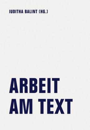 Arbeit am Text 