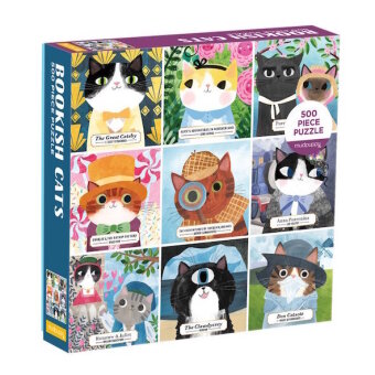 Bookish Cats 500 Piece Family Puzzle 