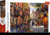 Romantisches Abendessen in Venedig (Puzzle)