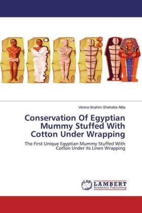 Conservation Of Egyptian Mummy Stuffed With Cotton Under Wrapping 