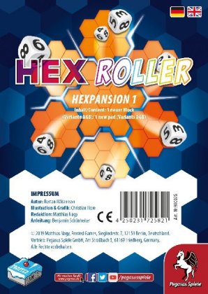 HexRoller: Hexpansion 1 (Spiel-Zubehör) 