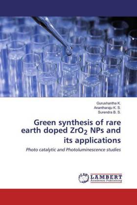 Green synthesis of rare earth doped ZrO2 NPs and its applications 