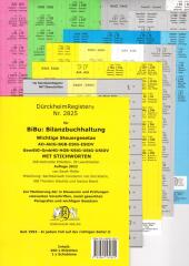 DürckheimRegister® 2825-BiBu- BilanzSteuerrecht - Wichtige Gesetze MIT STICHWORTEN für deine AO-AktG-BGB-EStG-EStR-GmbHG